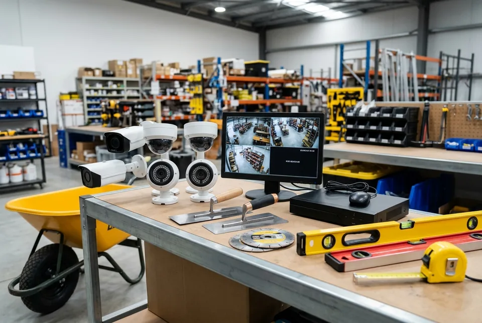 IP/HD-TVI CCTV Surveillance Systems & Construction Site Tools