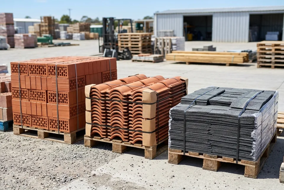 Perforated Terracotta Clay Bricks, Clay Roof Tiles & Bitumen Shingles