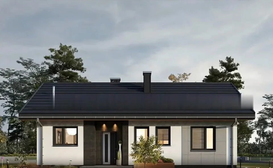 Eingeschossige Schlüsselfertige Leichtstahl-Familienhäuser & Bungalows